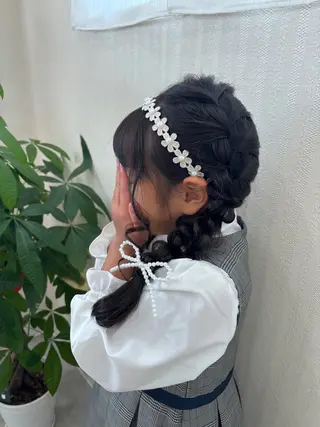 ヘアアレンジ キッズ 髪の家 tikiのヘアスタイル