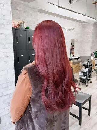 ミディアム カラー パーマ ヘアアレンジ メンズ キッズ ネイル マツエク・マツパ アイブロウ 🐺ウルフ×ハイトー ン🖤Yukinoのヘアスタイル