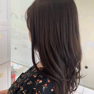 ロング カラー 吉田 夢のヘアスタイル