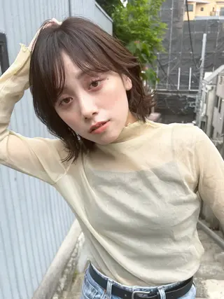 ミディアム topstylist 満足度⭐️堀川星哉のヘアスタイル