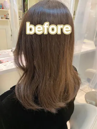 セミロング 🌈髪質改善/縮毛矯 正特化🌈鈴木一寿のヘアスタイル