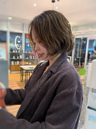 ショート パーマ ボブ指名No.1/ ボブパーマ/ユキのヘアスタイル