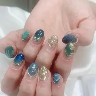ネイル 極艶透明感カラー🐰 髪質改善/出雲つぐみのヘアスタイル
