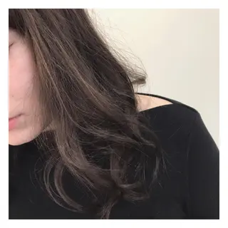 ミディアム カラー パーマ ヘアアレンジ メンズ キッズ ネイル マツエク・マツパ 福壽 優奈のヘアスタイル