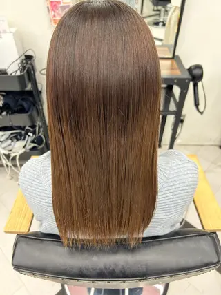 ロング himari💜 暖色/レイヤーカットのヘアスタイル