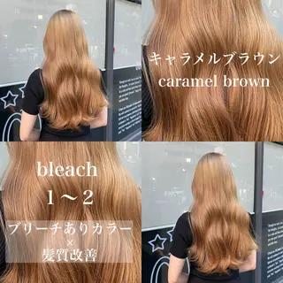 ロング カラー ️💕淡いハイトーン 💕︎︎ひかるのヘアスタイル