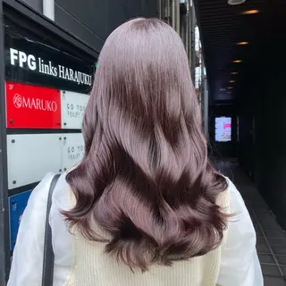 ロング カラー 山内 直英のヘアスタイル