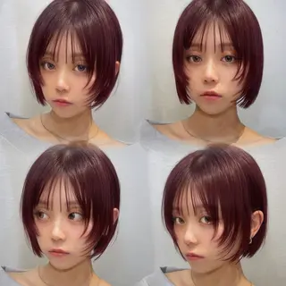 ショート 似合わせカット/ 顔周りカット/まりなのヘアスタイル