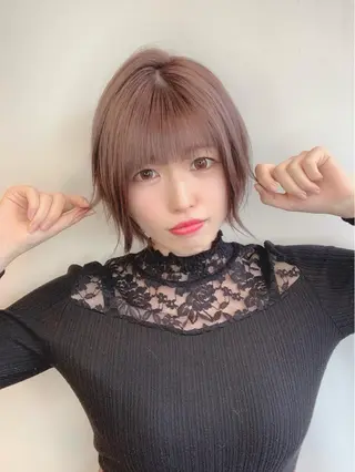 ショート 🎉骨格矯正カット ばば　としまさのヘアスタイル