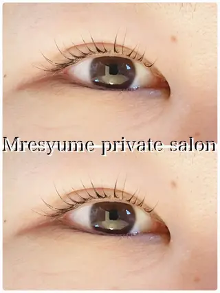 マツエク・マツパ Mresyume MAYUのマツエク・マツパデザイン