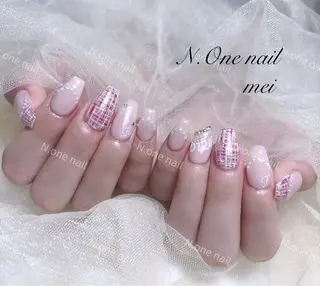 ネイル 長いだし/スカルプ/ パラシェルN.oneのネイルデザイン