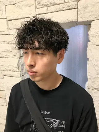 パーマ ヘアアレンジ メンズ メンズ特化✂️栗原 侑也のヘアスタイル
