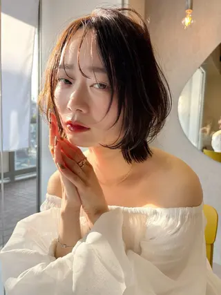 ミディアム 石井綾華🩰 ブリーチモデル募集✨のヘアスタイル