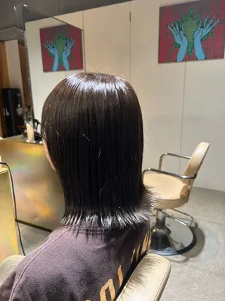 ミディアム カラー 成田 渉太郎のヘアスタイル