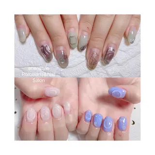 ミディアム ネイル 👑enen style👑のネイルデザイン