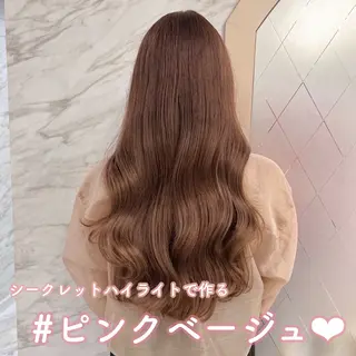 ロング カラー ヘアアレンジ 前髪/ 顔周り/とばみかのヘアスタイル