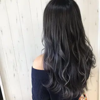 ロング カラー パーマ ヘアアレンジ キッズ ネイル マツエク・マツパ M字・前髪割れ 改善メンズ特化/栢沼のヘアスタイル