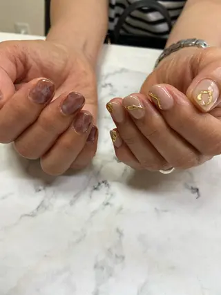 ショート ネイル プライベートサロン La esseのネイルデザイン