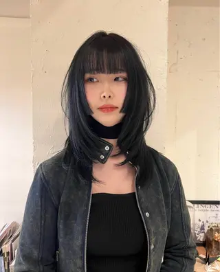 ロング カラー ヘアアレンジ drop /Hiroto✩.*のヘアスタイル