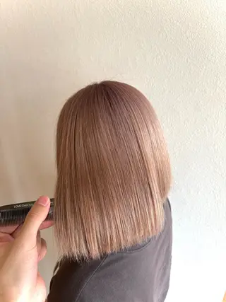 ミディアム カラー 艶髪カラー/髪質改善 細貝 舞利のヘアスタイル