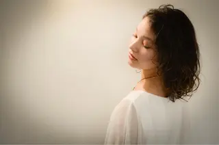 ミディアム 小澤 充のヘアスタイル