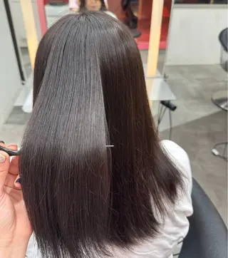セミロング 🎀似合わせカット/ 透明感カラー/翼🎀のヘアスタイル