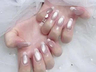 ネイル 𝐲𝐮𝐦𝐢🎀 長さ出しデザイン専門のネイルデザイン