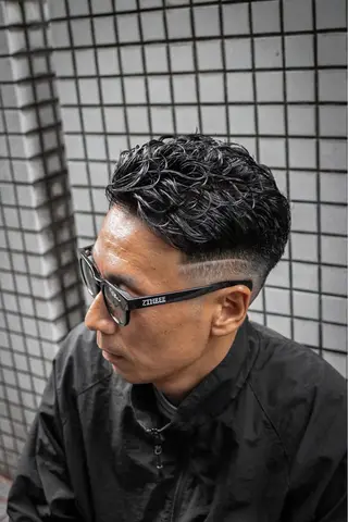 ショート カラー パーマ メンズ 💈men's💈 satoru中目黒のヘアスタイル