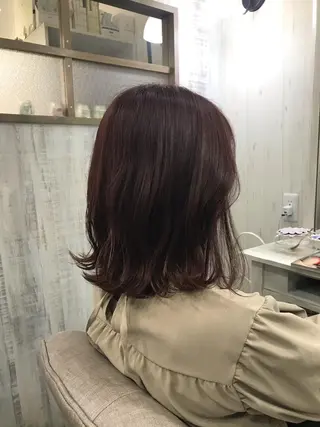 ミディアム ネモトメイナ🌿 今月末で退職しますのヘアスタイル