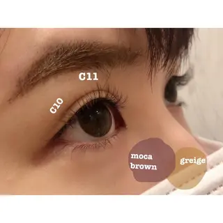 ミディアム カラー ヘアアレンジ マツエク・マツパ まつパ/まつエク Ci belleのマツエク・マツパデザイン