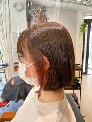 ショート 縮毛矯正⭐️ TAKAHIROのヘアスタイル