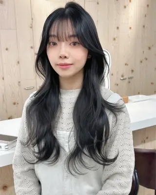 ロング カラー 韓国風/髪質改善 赤み消し✨junkiのヘアスタイル