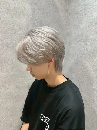 メンズ 韓国メンズヘア/ ハイトーン🤍みなとのヘアスタイル