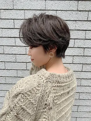 ショート 【似合わせ・レイヤー ・パーマ】海気のヘアスタイル