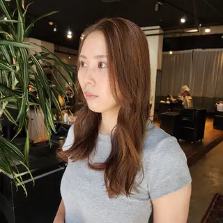 カラー ロング ハヤシ マユ ✂ 府中美容室のヘアスタイル
