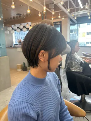 ショート オリーブベージュ/シ ョートボブたまき🧡のヘアスタイル