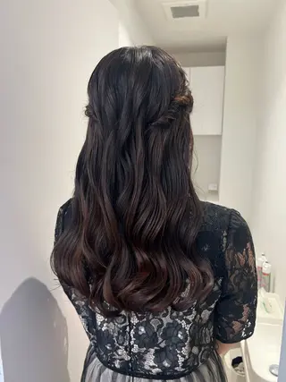 ヘアアレンジ アレンジ/ブラウン カラー HARU🕯のヘアスタイル