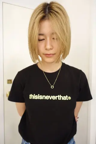 ショート YUUKI/ウルフ .ボブパーマのヘアスタイル