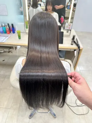 ロング 髪質改善・縮毛矯正 年間1500名担当♪のヘアスタイル