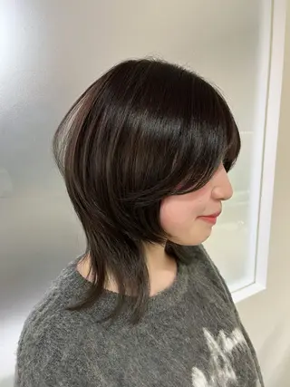 ミディアム カラー 🎀仙台/艶カラー /暖色/ありさ🎀のヘアスタイル