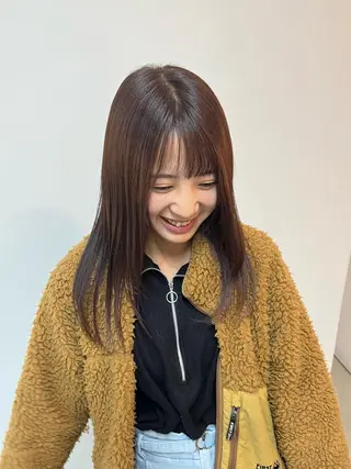 ロング カラー person♡kii マオのヘアスタイル
