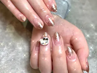 ネイル yume 大人ガーリーネイルのネイルデザイン