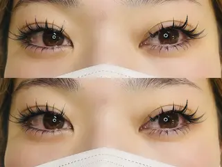 マツエク・マツパ AURORA RINAのマツエク・マツパデザイン