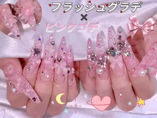 ネイル 長さだし専門店 M2　rikaのネイルデザイン