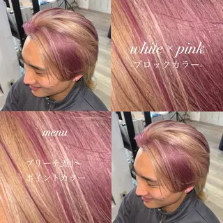 ショート 🎀ハイトーン/ 艶カラー/夕月🎀のヘアスタイル