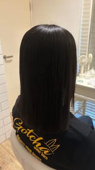 ロング カラー 似合わせ 顔周りYUUGAのヘアスタイル