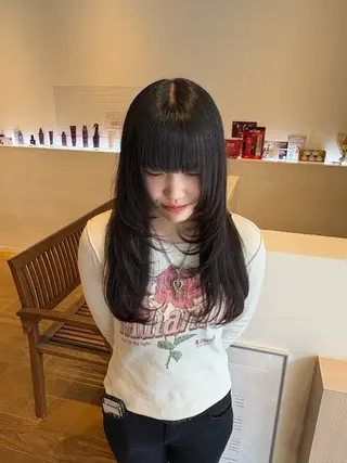 ロング yuka/ ヘアセットのヘアスタイル
