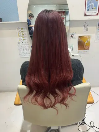 ロング 野村 奈里亜のヘアスタイル