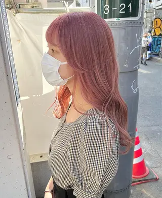 ロング カラー パーマ ヘアアレンジ メンズ キッズ ネイル マツエク・マツパ アイブロウ ブリーチ　ハイトーン 特化🌈フジタハルキのヘアスタイル