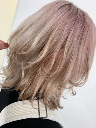 ミディアム 🥇近藤 恭輔🥇 Recharme新保のヘアスタイル